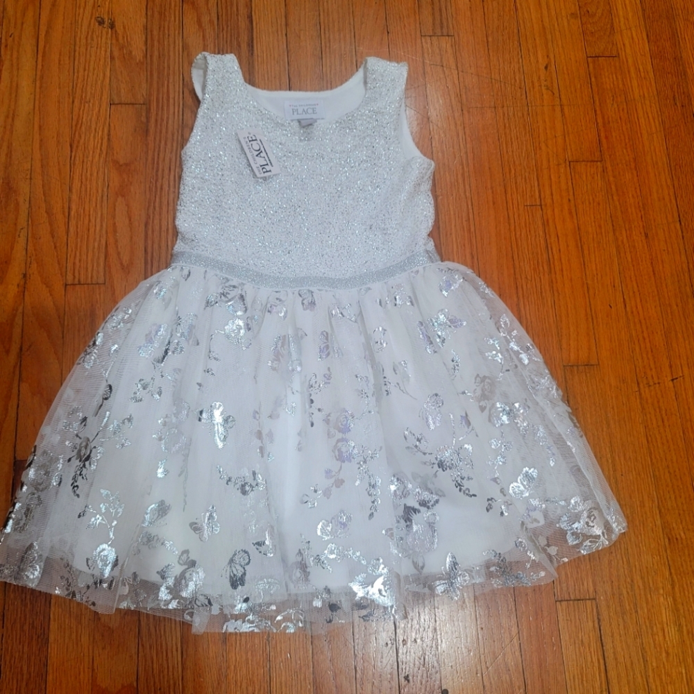 Beautiful White and Silver Dress